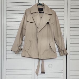 Massimo Dutti Beige Trench Coat